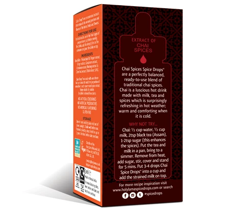 Chai Spices, Spice Drops